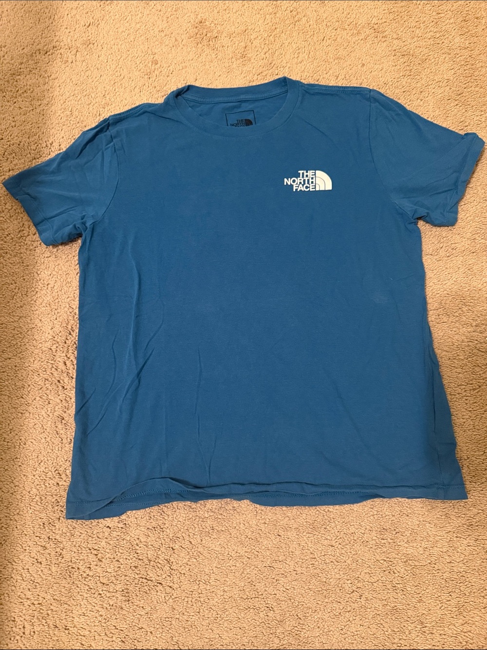 The North Face Men’s Teal Blue Logo Short Sleeve Tee